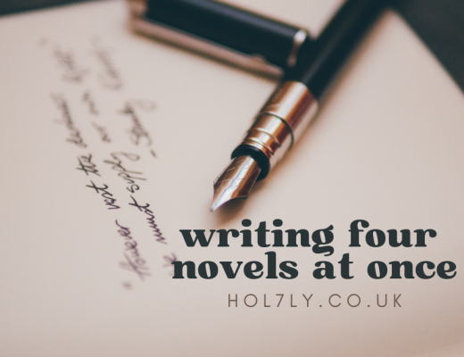 Writing four novels at once – trying something new